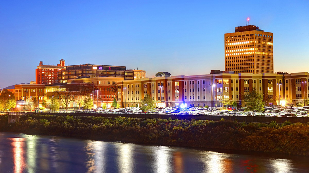 Binghamton skyline.